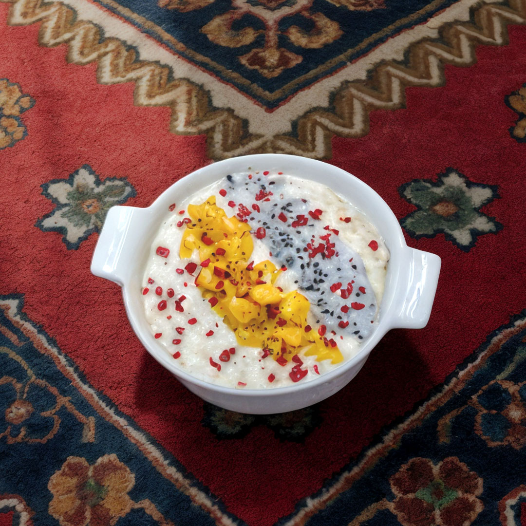 Рисовая каша с манго